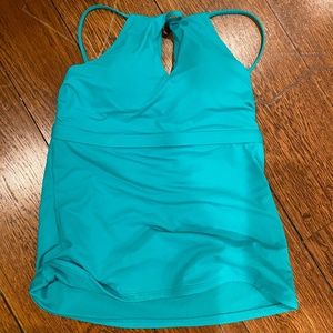 Athleta High Neck Keyhole Tankini Top Women’s Size Small